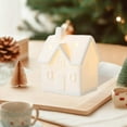 thumbnail image 3 of Cheapark White Ceramic Christmas Tree - Desktop Household Ornament & Holiday Gift, Mini Scene Layout Prop for Tabletop & Home Festive Accents, 3 of 6
