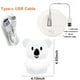 thumbnail image 3 of Luz de noche para niños, lámpara de silicona para mesita de noche / Luces LED / Lámpara para habitación de bebé / Luz de noche para niños / Luz de noche / Brillo y color ajustables, controles táctiles, 3 of 5
