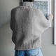 thumbnail image 5 of Women Knit Turtleneck Twist Winter Warm Sweater Pullover Coat, 5 of 5