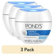 (3 pack) POND'S Crema S Nourishing Face Moisturizer for Women, Travel Size, 1.75 oz