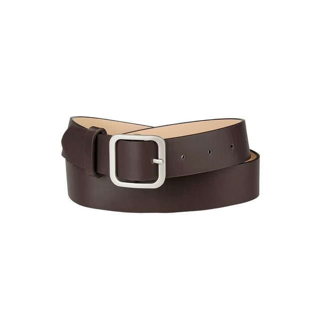 Unique Bargains Ceinture Carrée à Boucle Ardillon pour Femmes, Ceinture de Taille en Cuir Souple et Grand pour Robes