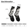 thumbnail image 2 of Fuzoiu Ink Style Bald Eagle Print Athletic Crew Socks for Men & Women,Casual Crew Socks,Above Ankle Crew Socks for Business, Casual, 2 of 6