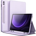 thumbnail image 1 of Étui pour Samsung Galaxy Tab S9 FE+ / S9 FE Plus 12.4 Pouces avec Support pour S Pen, Support Folio Mince, Protection Multi-Angle (Lavande), 1 of 4