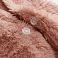 thumbnail image 6 of Yidarton Autumn and winter new dog clothes bear ears pet clothes solid color hooded plus velvet clothes Gray L, 6 of 7