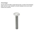 thumbnail image 4 of Square Head Bolt, 10 Pack M5x16mm 304 Stainless Steel Grade C Square Screws, 4 of 5