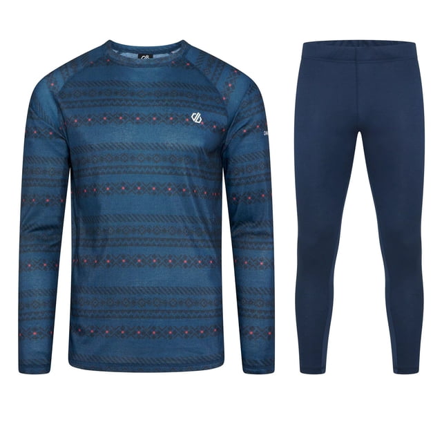 Dare 2B - Conjunto de Capa Base Exchange II Impreso para Hombre (Vaquero Luz de Luna)