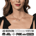 thumbnail image 2 of Cate & Chloe Millie 18k White Gold Plated Necklace with Swarovski Crystals for Women, Gift for Her, 2 of 8