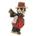 thumbnail image 1 of Pin de broche de patrón de de Navidad de aleación de cristal para mujer y decoración de ropa de muñeca, 1 of 9