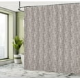 thumbnail image 4 of Ambesonne Paisley Shower Curtain, Folkloric Oriental Motif, 69"Wx75"L, Pale Mauve Taupe and Ivory, 4 of 4