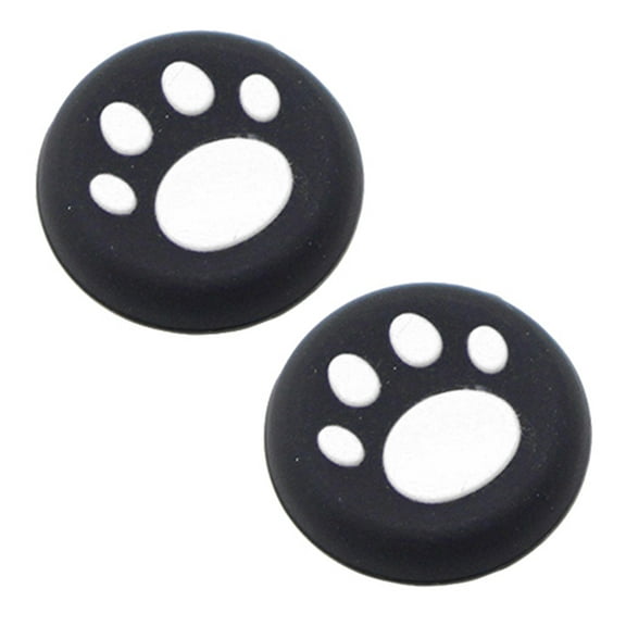 JANGSLNG 2pcs Cartoon Silicone Catlike Thumb Stick Grip Cap for PS3 One 360