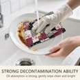 thumbnail image 5 of 2 Pcs Pioneer Flower Floral Print Pattern Kitchen Towels, Funny Microfiber Dish Towel Set, 18" X 26" Tea Towels, 5 of 6