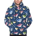 thumbnail image 4 of Hoodies for Men - Colorful cartoon shark Long Sleeve Comfrt Men'S Fashion Hoodies & Sweatshirts, Sweatshirts for Men Hoodies Pullover Clothing Clothes with Pouch, 4 of 7