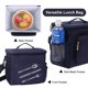 thumbnail image 3 of 2024,Bolsa térmica, Lonchera de 10 l, Lonchera aislada con correa de hombro ajustable, Impermeable portátil, 3 of 4