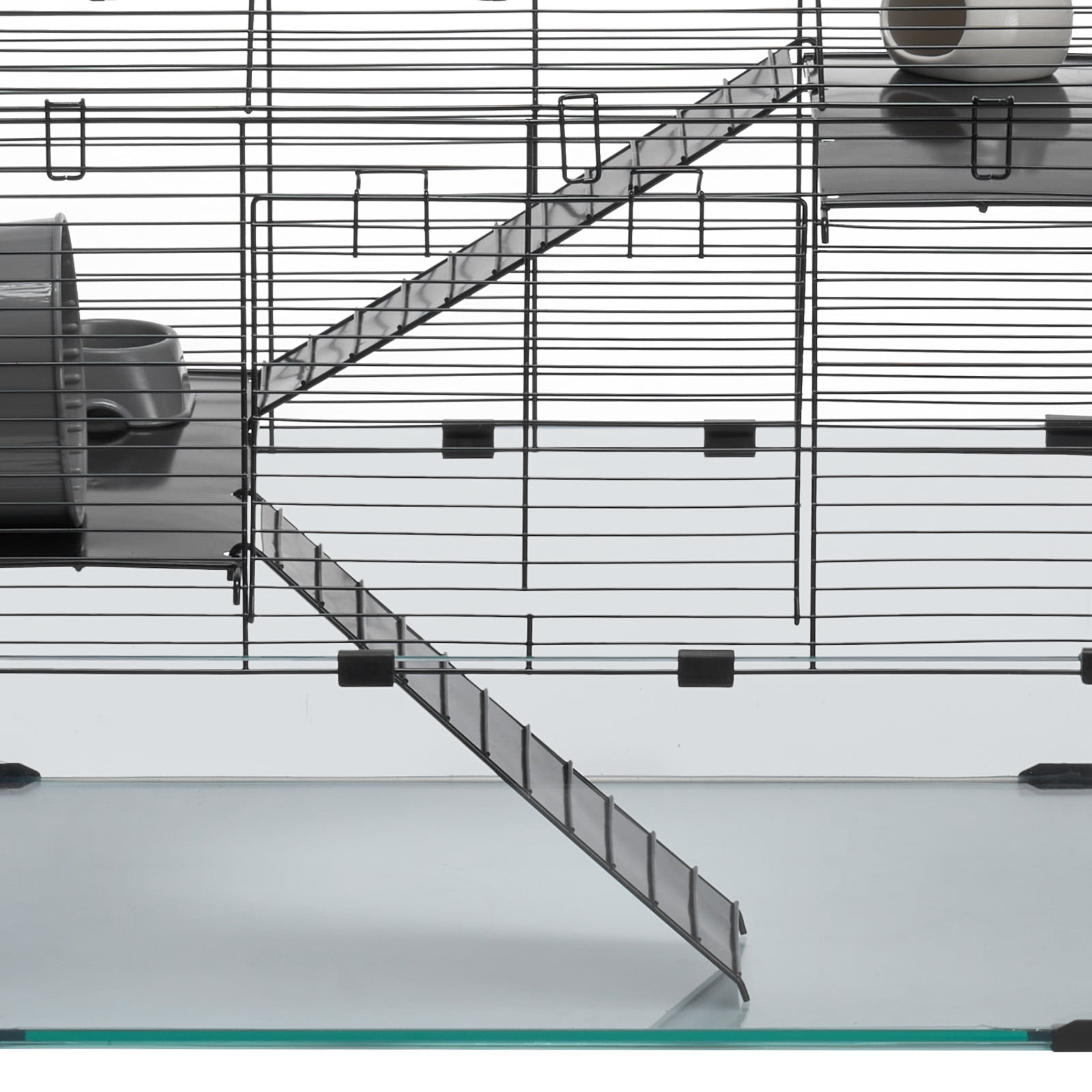 Wire Hamster Cage Habitat 22.8in Pet Rodent Gerbil Mice Small Animal House