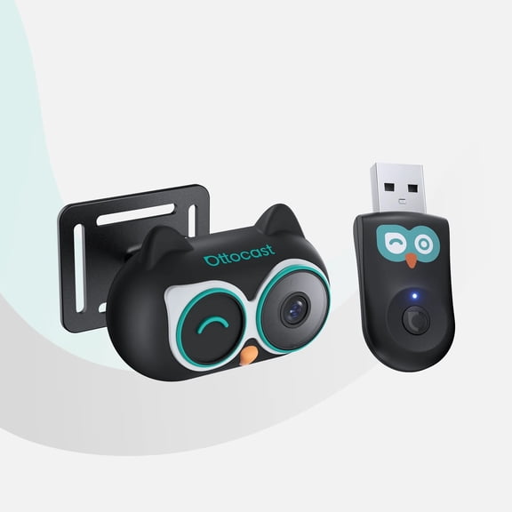 Ottocast Cabin Care Wireless CarPlay Adapter Car Rear Seat Camera for Baby Pets Kids Car Accessories for Hyundai Benz VW Toyota