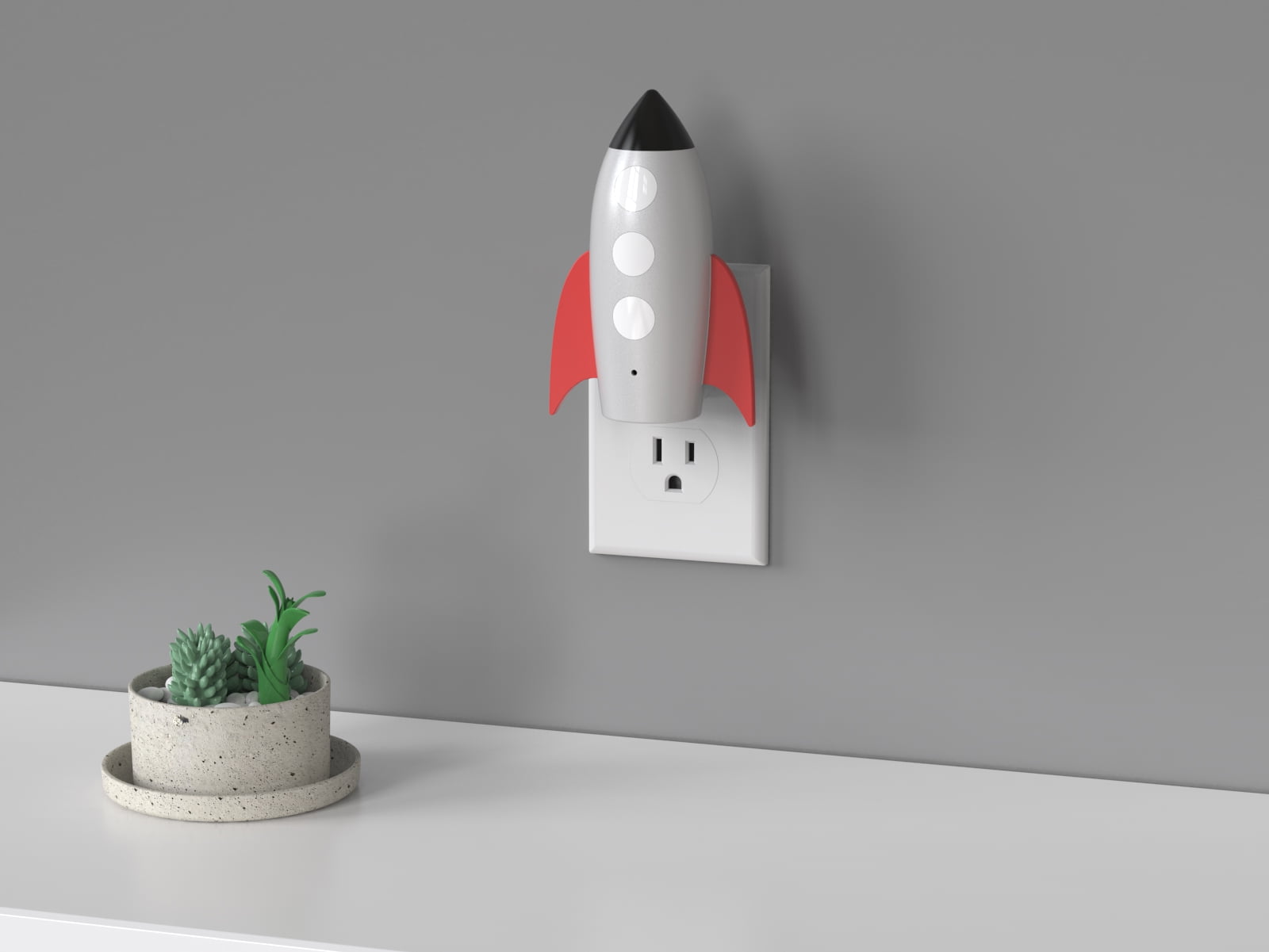 Meridian Lighting Rocket Night Light