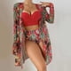 thumbnail image 1 of WILLBEST Traje de Baño Tankini para Mujer, Traje de Baño con Curvas, para Playa, Sexy, Abierto Por delante, Bikini, Kimono, Cárdigan, Ropa de Playa Larga y Fluida, 1 of 6