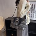 thumbnail image 3 of CoCopeaunt Puffer Tote Bag for Women Quilted Puffy Handbag Lightweight Winter Down Cotton Padded Shoulder Bag Down Padding, 3 of 6