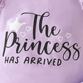 thumbnail image 4 of Toddler Baby Girl Summer Outfits Cute The Princess Has Arrived Print Romper & Heart Print Bloomers with Headband 3-Piece Outfit Baby Girl Gift Set 12-18 Months, 4 of 6