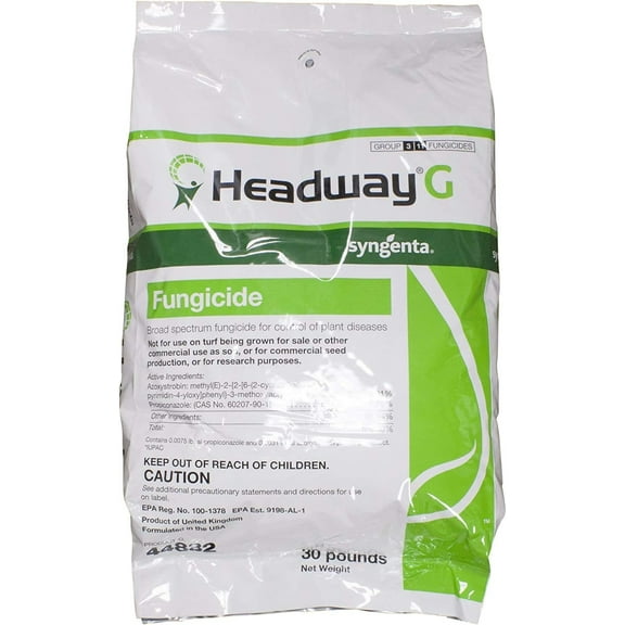 Headway G Fungicide - Stops and Prevents Turf Diseases - 30 lb Bag by Syngenta