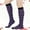 czb# Purple184, variant on Wuxian Cute Socks Ladies Striped Knee High Stockings Calf Socks Christmas Socks Soft Cozy Breathable Lightweight Footwear,Blue,One Size