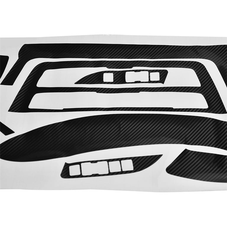 For 2011-17 BMW 5 Series F10 3D Carbon Fiber Pattern Interior Trim Vinyl  Sticker 
