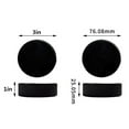 thumbnail image 2 of CTIRCHIU Black Vulcanized Rubber Puck 10Pack for Hockey Practice Anti Slip Design, 2 of 8