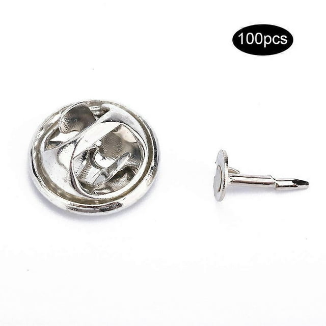 Lot de 100 fermoirs de broche et de cravate pour bijoux, accessoires de bricolage