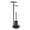 Black, variant on Easy Install Modern Toilet Paper Stand Offering Ample Storage Capacity With Attached Bathroom Brush