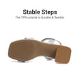 thumbnail image 3 of DREAM PAIRS Girls' Strappy Flat Sandals, Elegant T-Strap Summer Dress Shoes with Metallic Ball Accent, Comfortable Non-Slip Beach Sandals for Little/Big Kid, 3 of 5