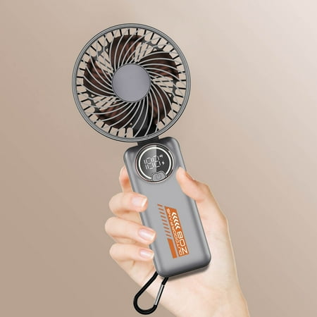 

College with Hanging Rope Small Fan Handheld Small Fan Hand Portable Lash Mini Desktop Battery Life Version for Girlfriend Brother Girl Surprise