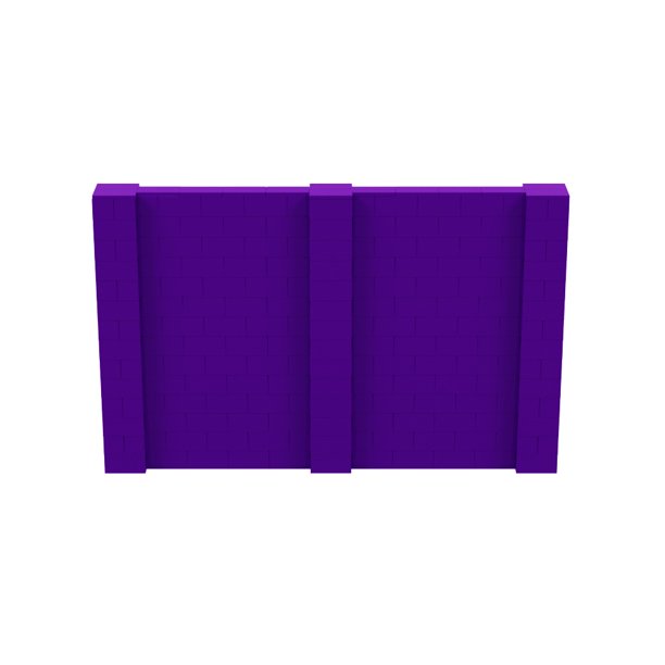 EverBlock 11’ x 7’ Wall Kit Modular Building Blocks Wall System for