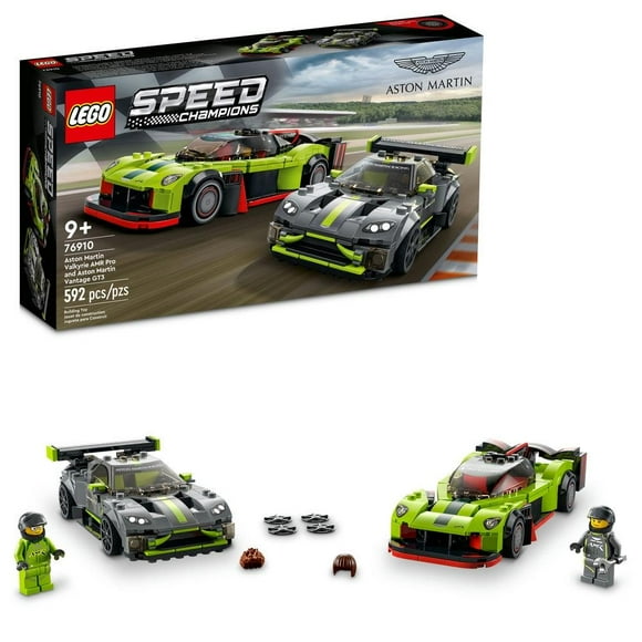 Set LEGO Speed Champions Aston Martin Valkyrie AMR Pro y Aston Martin Vantage GT3 76910
