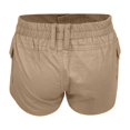 thumbnail image 5 of Brown Cargo Pants Women's Cargo Shorts Elastic Waist Pockets Summer Casual Shorts Y2k Shorts Shorts for Women Woman Pants Clearance, 5 of 6