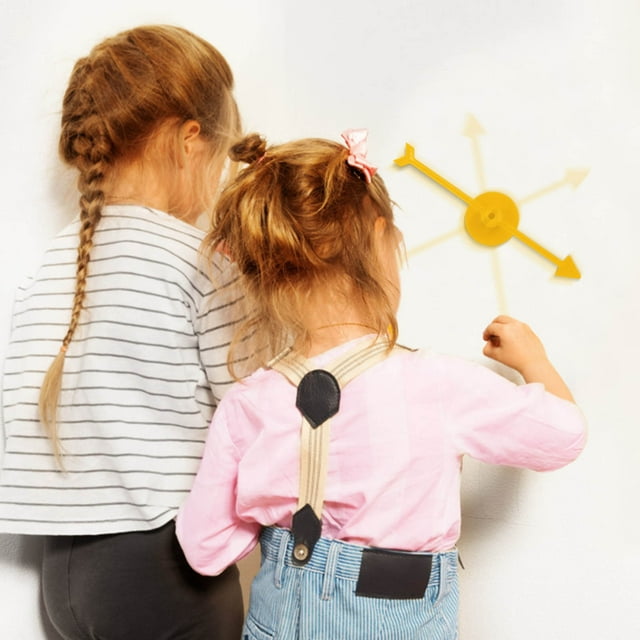 Fiudx Juego de Flechas de Tablero, Puntero Magnético, Accesorio Versátil para Juegos, Divertidas Actividades Escolares y para Fiestas, Fácil de Guardar, Construcción de Plástico Resistente, Tamaño Co