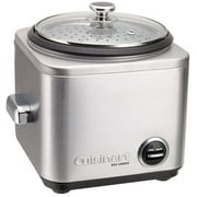 Angle View: Cuisinart CRC-400 Rice Cooker, 4-Cup, Silver