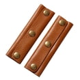 thumbnail image 1 of STARTIST 2Pcs Luggage Handle Wrap Covers Handle Grip for Tote Bag Shopping Bag Wallet Brown, 1 of 8