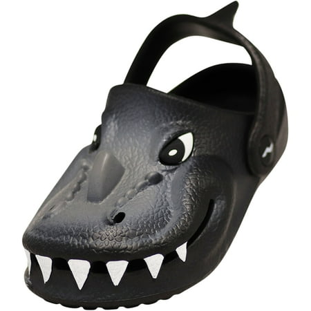 

NORTY Toddler Boys Comfort Clogs Male Ankle Strap Sandals Black Gator