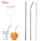 thumbnail image 2 of Pajas De Beber De Metal Juego de 8 pajitas para beber, accesorio de fiesta de bar ecológico para vasos de batidos Ehuebsd  Libre de BPA, 2 of 7