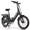 Black, variant on MOONCOOL Electric Bicycle for Adults 350W , 7-Speed Ebike with 36V 10.4Ah Removable Battery, 40 Miles Range , 20 mph Electric Commuter Bike for Women Men