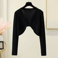 thumbnail image 2 of Vedolay Women Sweater Long Knit Cardigan Sweaters Oversized Fall Dressy Casual Jackets Black,One Size, 2 of 5