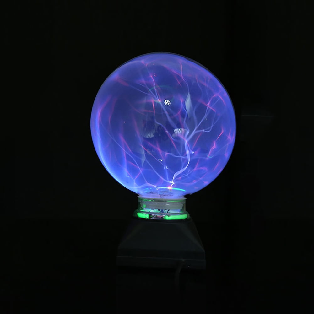 Plasma Ball Magic Lamp 5.5" Lighting Crystal Touch Glow Night Globe Light Sphere 