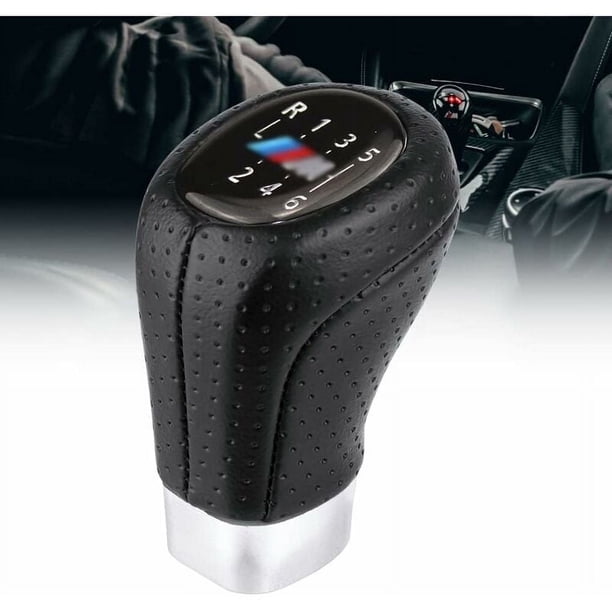 Pomo de cambio de marchas de 6 velocidades para BMW E34 E36 E38 E39 E46 E53 E60 E61 E63 E64 E83 E90 E91 E92 E93 Palanca de cambios de balonmano Palanca de cambios de balonmano Adélala