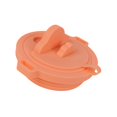 thumbnail image 4 of Tapa de vaso con soporte para teléfono móvil Strade Fareast Limited silicona naranja, 4 of 8