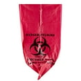 thumbnail image 3 of Biohazard Infectious Waste Bag, 8-10 Gallon, 24 x 24, Red, 50 bags/Roll, 3 of 3