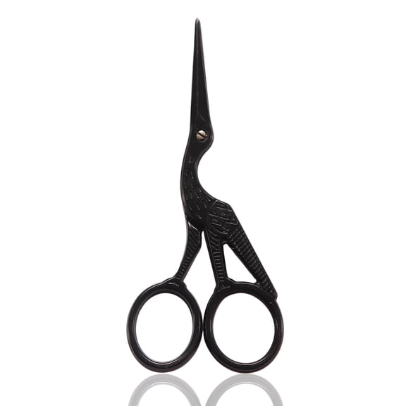 YJSStriving 4.5 Inch Vintage Stork Embroidery Scissors for Sewing and Needlework