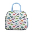 thumbnail image 2 of Womens Colorful Dinosaur and Nature Pattern Lunch Box for Work,Insulated Lunch Bag for Women,Loncheras Para Mujer,Leakproof Adult Lunch Bag for Work,Beach,Travel,Picnic,Camping, 2 of 7