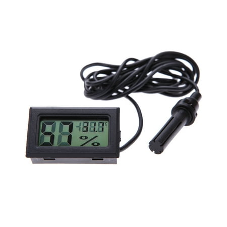 Mini LCD Digital Thermometer Humidity Hygrometer Temp Gauge Temperature Meter (Best Temp And Humidity For Cannabis)