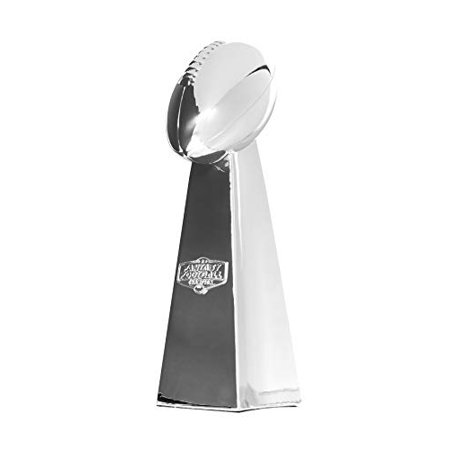 FANTASY FOOTBALL TROPHY - 14 INCH PERPETUAL CHROME REPLICA TROPHY - MADE for FANTASY FOOTBALL CHAMPIONS