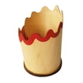 thumbnail image 2 of Portalápices de madera Macarena vaso para lápices 3,9x5,5 pulgadas rojo, 2 of 8